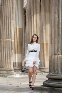 Portrait of a smiling young woman