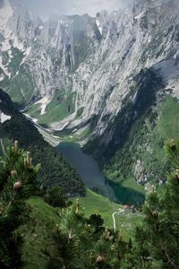 Scenic view of mountains