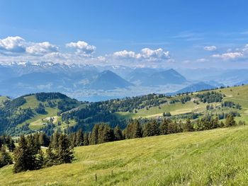 Scenic view of landscape against sky