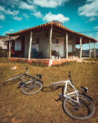 Bicycles on street