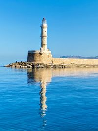 Lighthouse at seaside