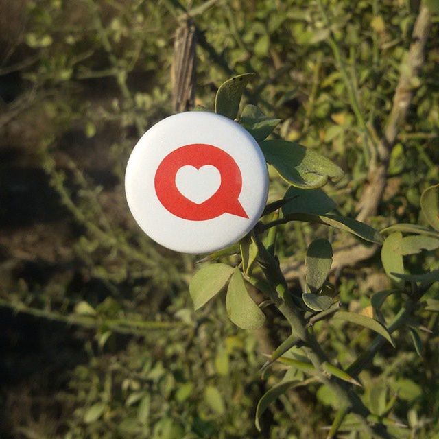 red, close-up, focus on foreground, communication, green color, heart shape, no people, day, selective focus, text, human representation, guidance, white color, growth, outdoors, love, sign, plant, nature, leaf