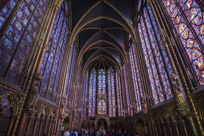 Low angle view of ceiling in church