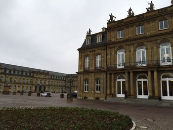 Buildings in city against sky