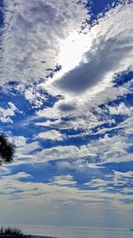 Low angle view of sky