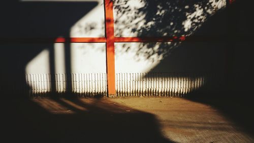 Shadow on floor