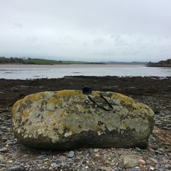 View of rocks at beach