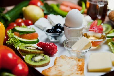 Close-up of strawberries