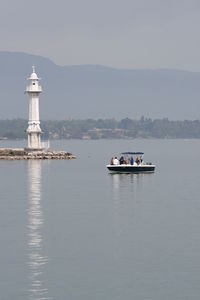 Scenic view of calm sea against sky