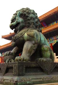 Low angle view of temple