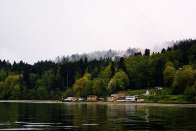 View of houses west side of puget sound