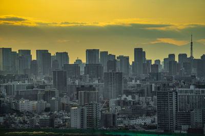 Skyscrapers in city