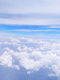 Low angle view of clouds in sky