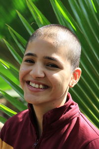 Portrait of a smiling young woman