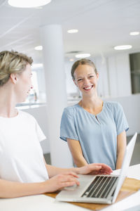 Women working in office