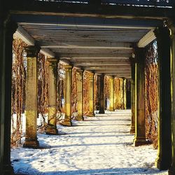 View of underground walkway