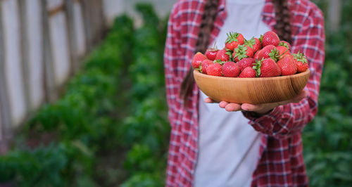 Close-up of strawberries