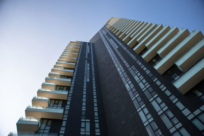 Low angle view of modern building