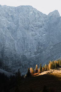 Ahornboden eng during autumn, tirol, karwendel, austria