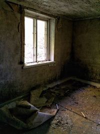 Interior of abandoned room