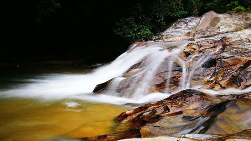 View of waterfall