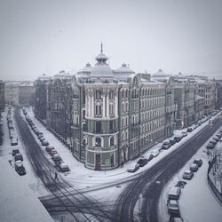 View of city street