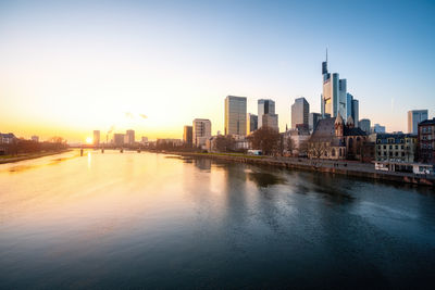 View of city at waterfront