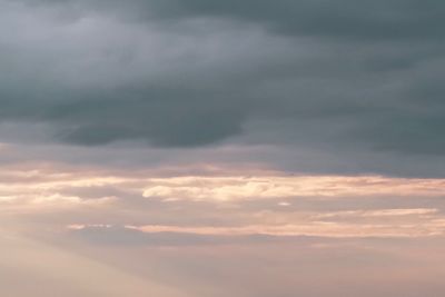 Low angle view of clouds in sky