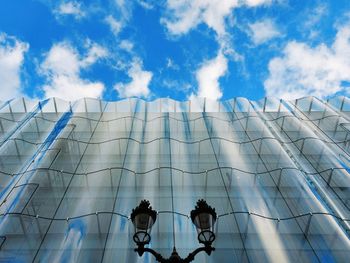 Low angle view of building against sky