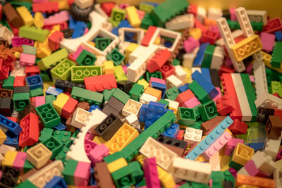 Full frame shot of toys