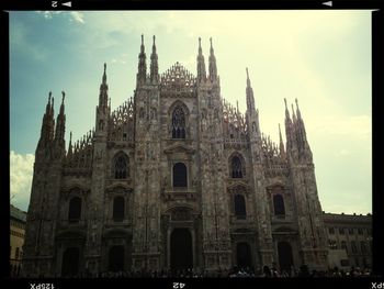 Low angle view of church