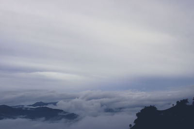 Low angle view of clouds in sky