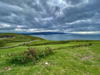 Scenic view of landscape against sky