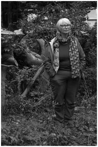 Full length of woman standing on ground