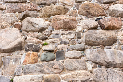 Full frame shot of stone wall