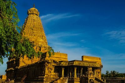 Low angle view of a temple