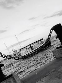 Boats in calm sea