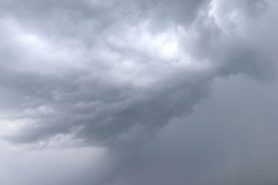 Low angle view of storm clouds in sky