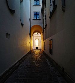 Corridor of building