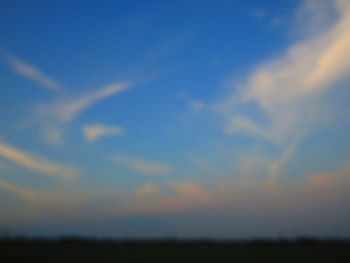 Scenic view of silhouette landscape against sky during sunset