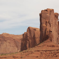 Scenic view of rock formations