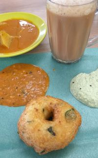 Close-up of breakfast on table