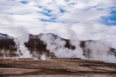 The el tatio geyser field, chile