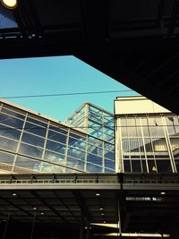 Low angle view of modern building