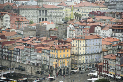 Aerial view of townscape