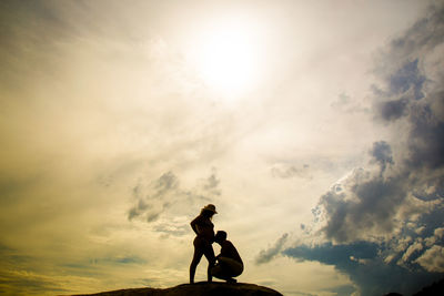 Couple at sunset