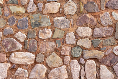 Full frame shot of stone wall