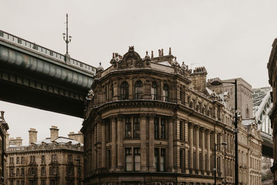 Low angle view of historical building