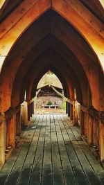 Corridor of building