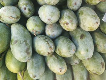 Full frame shot of fruits for sale at market stall